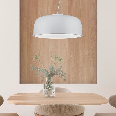 Lampada a sospensione moderna bianca, Alnon