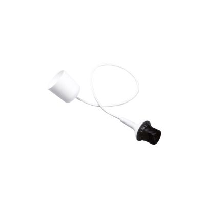 Lampada a sospensione bianca in plastica, Dorus