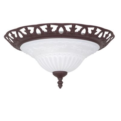 Plafoniera classica color ruggine, Eleonora