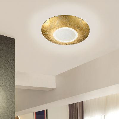Plafoniera classica dorata, Wilke, 12W, 3000K LED