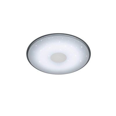 Plafoniera moderna bianca, Levain, 30W, bianco regolabile tra caldo e freddo LED, con telecomando