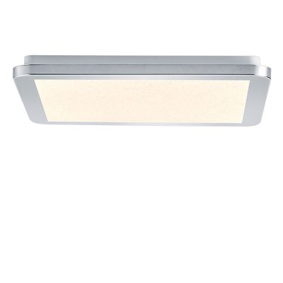 Plafoniera moderna cromata, Marie, 18W, 3000K LED, IP44