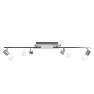 Faretto da soffitto grigio in vetro, Morely, 4,3W, 3000K LED