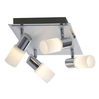 Faretto da soffitto grigio in vetro, Morely, 4,3W, 3000K LED