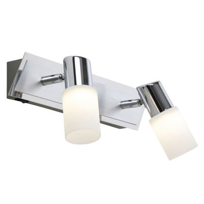 Faretto da soffitto grigio in vetro, Morely, 4,3W, 3000K LED, con interruttore