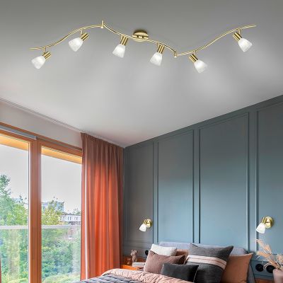 Faretto da soffitto moderno in ottone, Gustav
