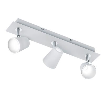 Lampada da soffitto bianca in vetro, Laysha, 6W, 3000K LED