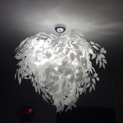 Lampada a sospensione retrò cromata, Urwa
