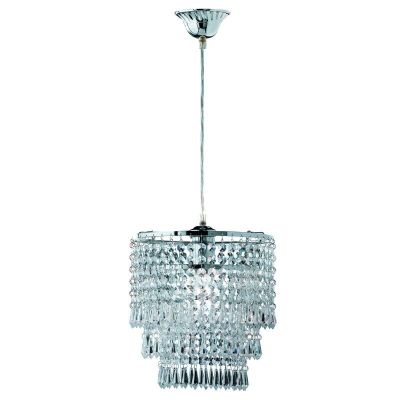 Lampada a sospensione design cromata, Allison