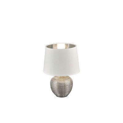 Lampada da tavolo in ceramica argenta, Yet, con interruttore