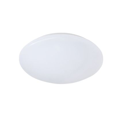 Plafoniera bianca in plastica, Vanysia, 12W, 3000K LED, IP44