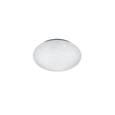 Plafoniera bianca in plastica, Vanysia, 18W, 4000K LED, IP44