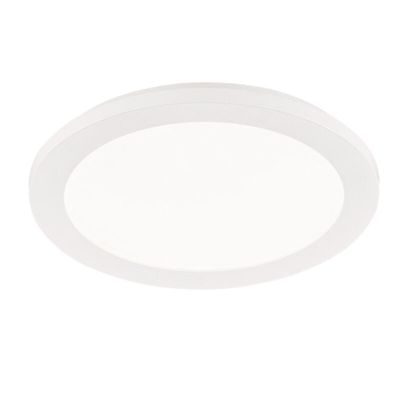 Plafoniera moderna bianca, Gistrup, 15W, 3000K LED, IP44, dimmer in 3 fasi