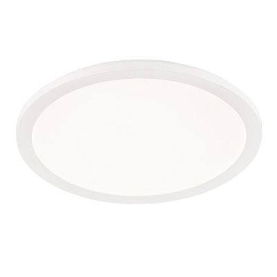 Plafoniera moderna bianca, Gistrup, 24W, 3000K LED, IP44