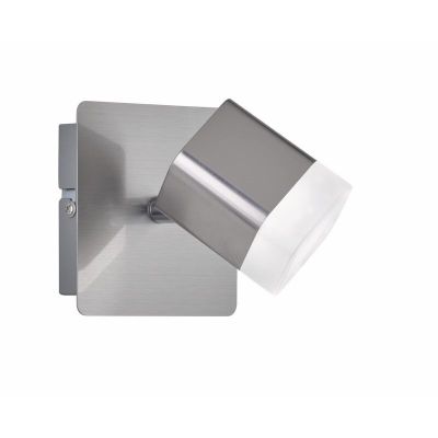 Faretto da parete moderno in nichel, Kolind, 4W, 3000K LED