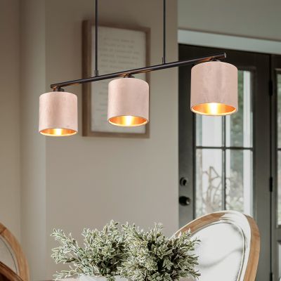 Lampada a sospensione moderna beige, Ercan
