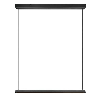 Lampada a sospensione moderna nera, Wishal, 29W, white switch LED, dimmer in 3 fasi