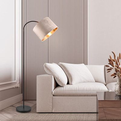 Lampada ad arco moderna beige, Ercan