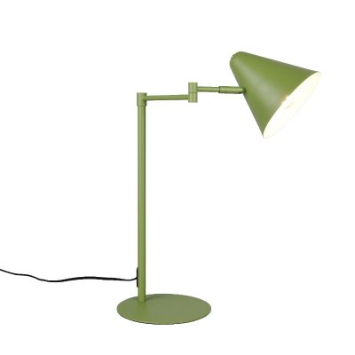 Lampada da scrivania moderna verde, Jille, con interruttore