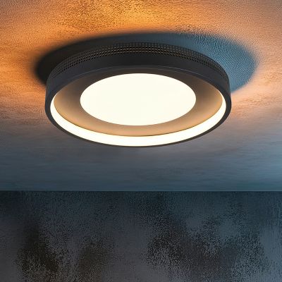 Plafoniera moderna nera, Flory, 36W, 3000K LED