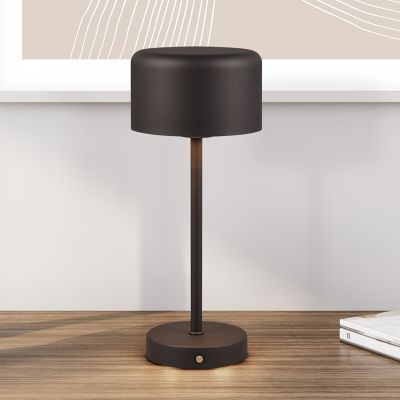 Lampada da tavolo moderna nera, Dustin, 1,5W, 3000K LED, controllo touch