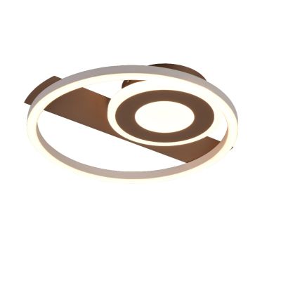 Plafoniera design marrone, Jantuano, 22W, 3000K LED