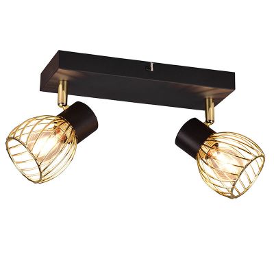 Faretto da soffitto industriale nero, Amaya