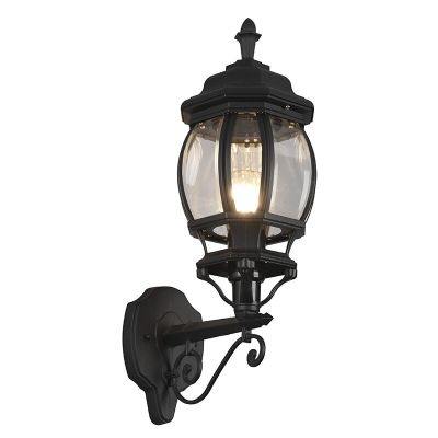 Lampada da esterno classica nera, Evander, IP23