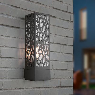Lampada da esterno moderna antracite, Tobias, IP44