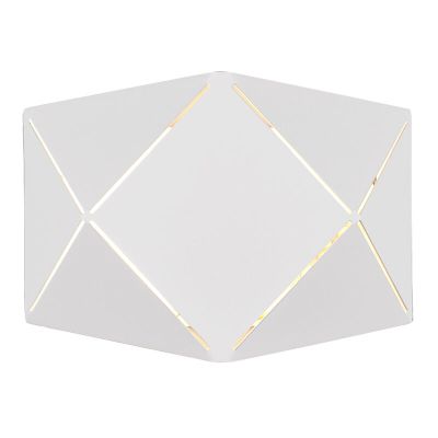 Applique da parete moderna bianca, Soloro, 6W, 3000K LED