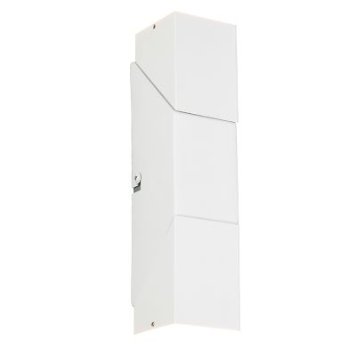 Lampada da parete up down moderna bianca, Lok, 3W, 3000K LED