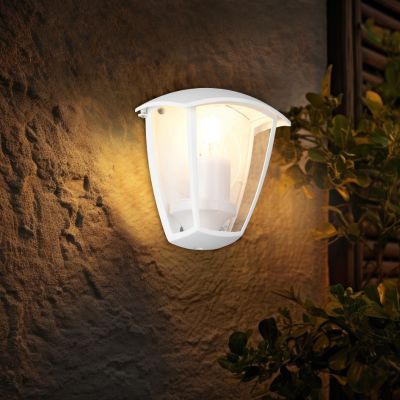 Lampada da esterno moderna bianca, Samatar, IP44