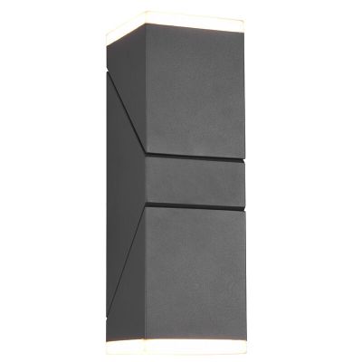 Lampada da esterno moderna antracite, Liron, 7W, 3000K LED, IP54