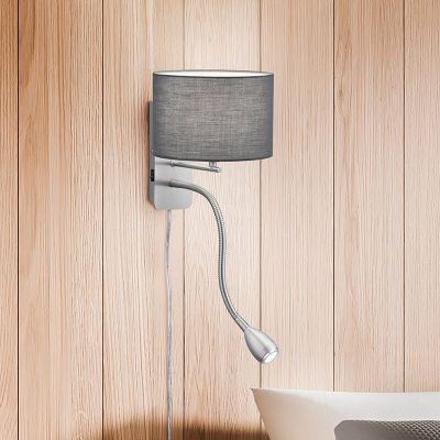 Lampada da parete up down moderna in nichel, Ledbury