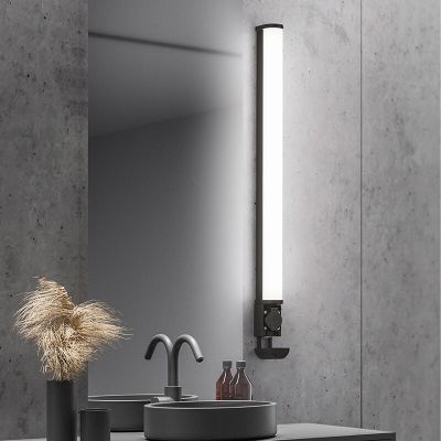 Applique per bagno moderna nera, Bernou, 21W, 3000K LED, IP44