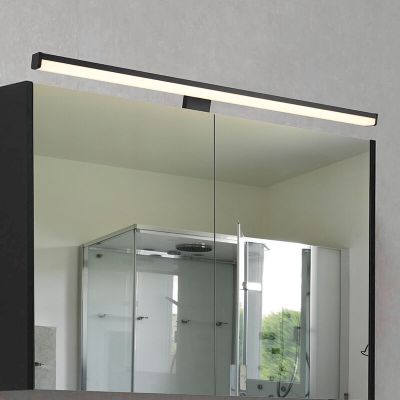 Applique per bagno moderna nera, Celal, 11,5W, 3000K LED, IP44