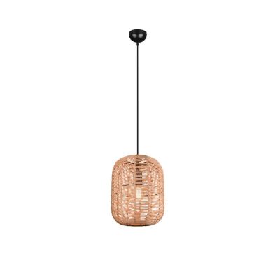 Lampada a sospensione vintage nera, Elham