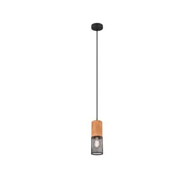 Lampada a sospensione vintage nera, Jessica