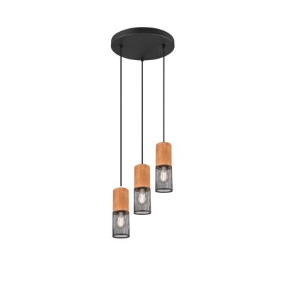 Lampade a sospensione per tavolo da pranzo vintage nera, Jessica