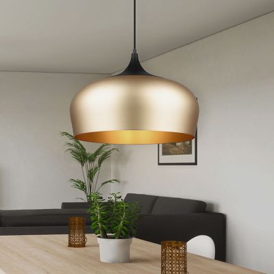 Lampada a sospensione moderna in ottone, Kinga