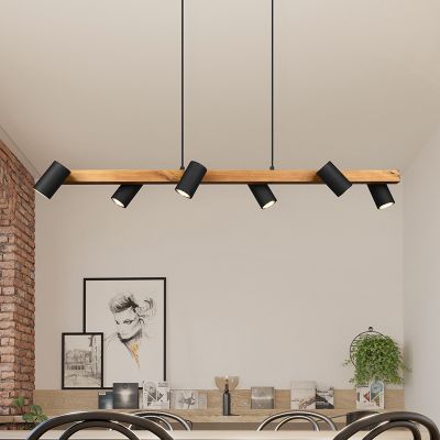 Lampada a sospensione moderna nera, Kaso