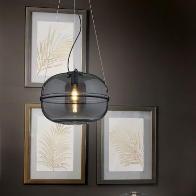 Lampada a sospensione design nera, Syreeta