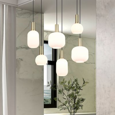 Lampada a sospensione design bianca, Nurullah