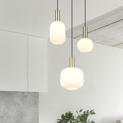 Lampada a sospensione design bianca, Nurullah