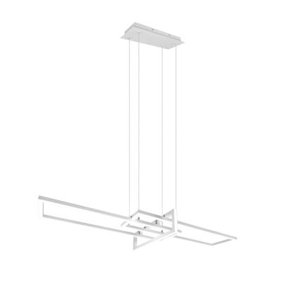 Lampada a sospensione moderna bianca, Hatun, 34W, 4000K LED