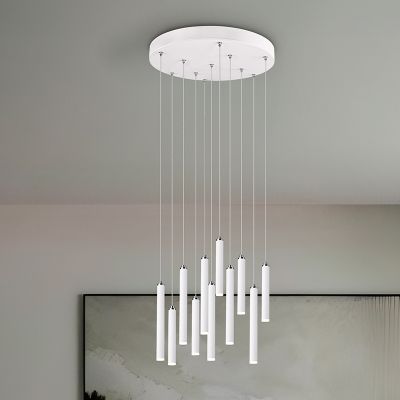 Lampada a sospensione moderna bianca, Jessamy, 2,5W, 3000K LED