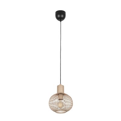 Lampada a sospensione industriale beige, Gjalt