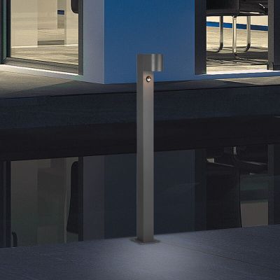 Lampione da giardino con sensore di movimento moderno antracite, Laurien, IP44