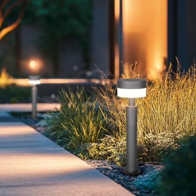 Lampada da esterno moderna antracite, Irfaan, 8W, 3000K LED, IP54