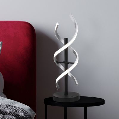 Lampada da tavolo design cromata, Sylvian, 20W, bianco regolabile tra caldo e freddo LED, controllo touch